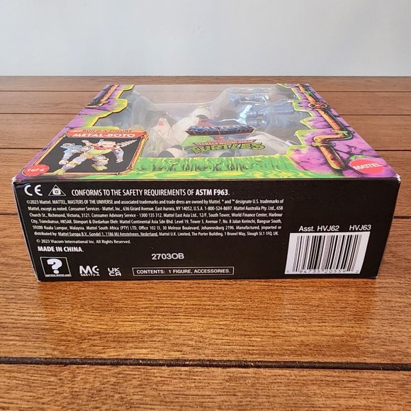 MOTU X TMNT TURTLES OF GRAYSKULL MOUSE-JAW TARGET EXCLUSIVE TMNT BAF METAL-BOTO - Picture 3 of 3